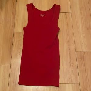 Red Old Navy Muscle Tank